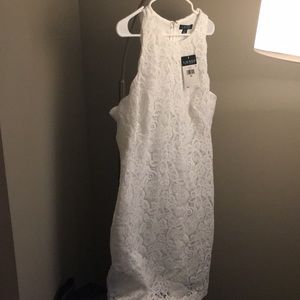 White lace dress